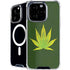 Marijuana Leaf Light Green iPhone 16 Pro MagSafe Case